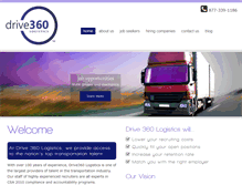Tablet Screenshot of drive360logistics.com